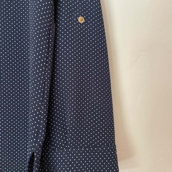 Michael Kors blouse w/ zipper and roll sleeves - Picture 5 of 6